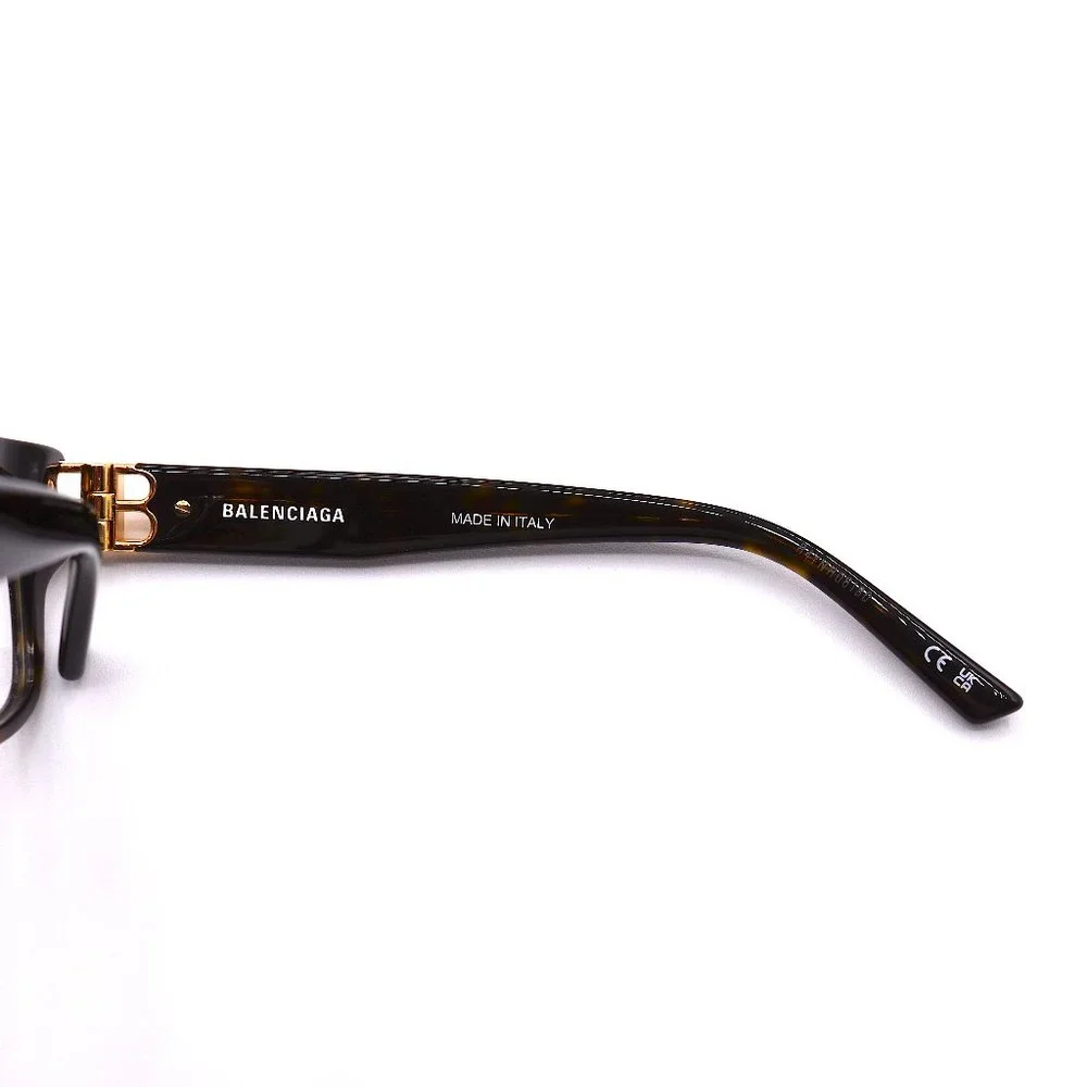 NEW BALENCIAGA BB0105O 002 HAVANA AUTHENTIC EYEGLASSES FRAME